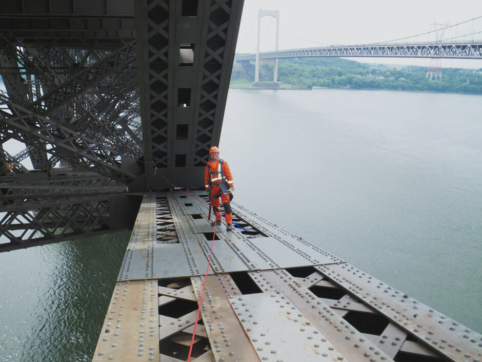 Inspection du pont de Québec